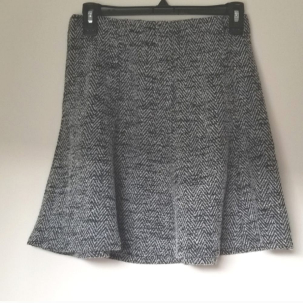 LOFT grey flare short skirt size XS - Picture 2 of 7